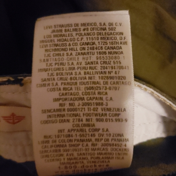 Dockers Dark Green Capri Pants Shorts Women's Size 14 Tie Leg Casual Neutral EUC - Picture 4 of 4